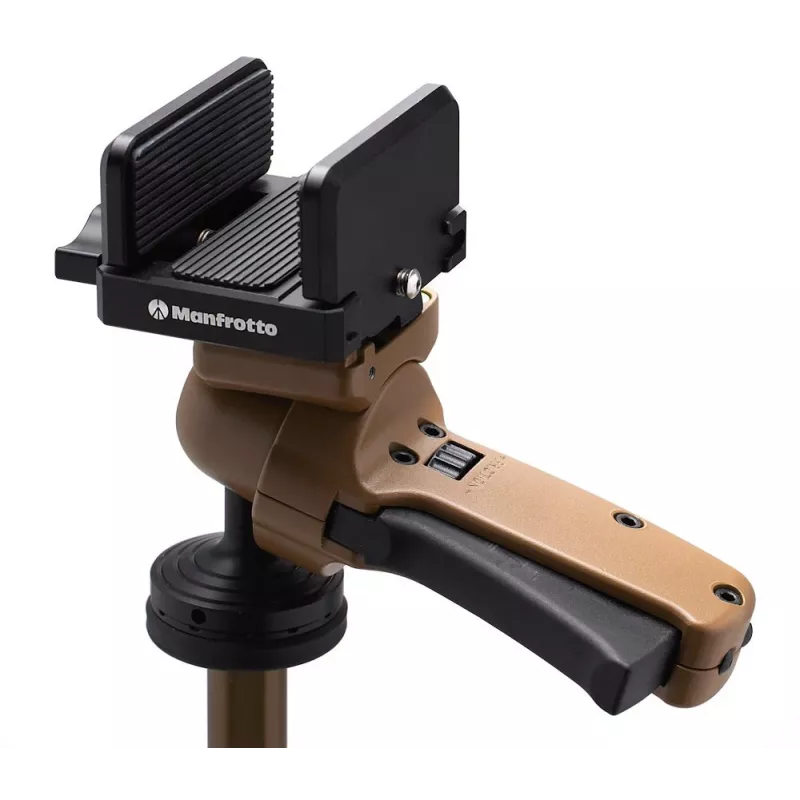 Manfrotto ALPHA S.H.O.T. Grip PRO Kit Carbon, Stativ mit Griffkopf, 8 kg (MK-R05-SD)