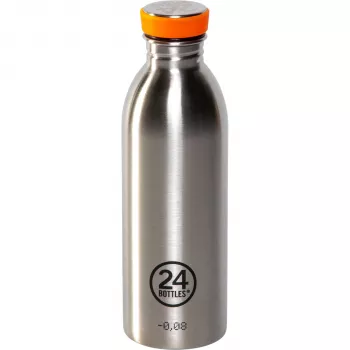 24Bottles Urban Bottle Gebürsteter Stahl, 500 ml