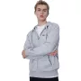 Herren Champion Full Zip Hoodie Grau Melange 220260 EM021 M