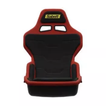 Sabelt SRP-1 Sim-Rennsitz, Fiberglas-Schale, Formel-Design, gepolstert - Racing Black
