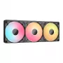CORSAIR iCUE Link RX360 II Unified Frame RGB 120mm PWM Lüfter-Dreierpack - Schwarz