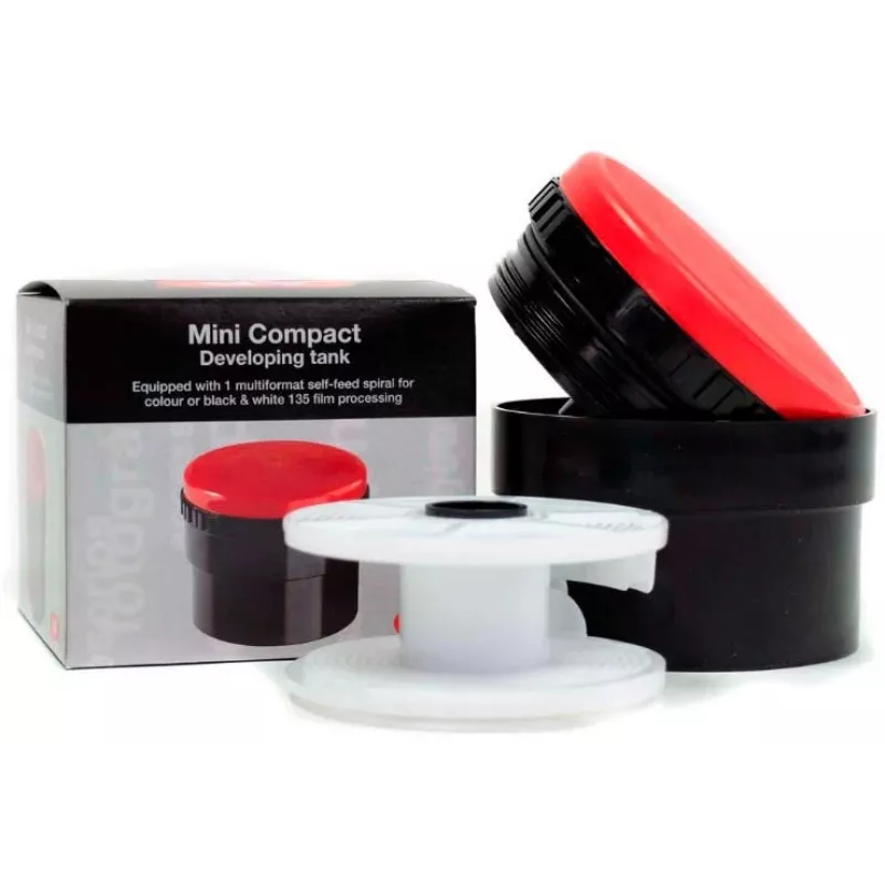 AP Compact Mini Entwicklerdose APP321200 mit 1 Multiformat-Spirale (135/126/127), für 1 Film