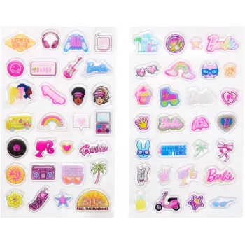 Kodak x Barbie dekoratives Sticker-Set, über 50 Sticker (RODB2X3SCAM)