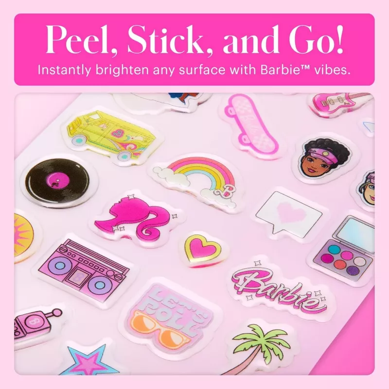 Kodak x Barbie dekoratives Sticker-Set, über 50 Sticker (RODB2X3SCAM)