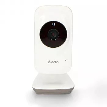 Alecto DVM71CAM Zusatzkamera für DVM71 Babyphone - 2,4 GHz FHSS, Nachtsicht, Gegensprechen, Temperatursensor, Weiß