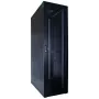 DSIT 42U 19 inch Server-Rack-Schrank mit perforierter Fronttür, 600x1200x2000 mm, Schwarz