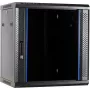 DSIT 12U Wandmontage-Serverschrank mit Glastür 600x450x634 mm