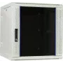 DSIT 12U reversibler Wandmontage-Server-Schrank mit Glastür, Weiß, 600x600x635 mm