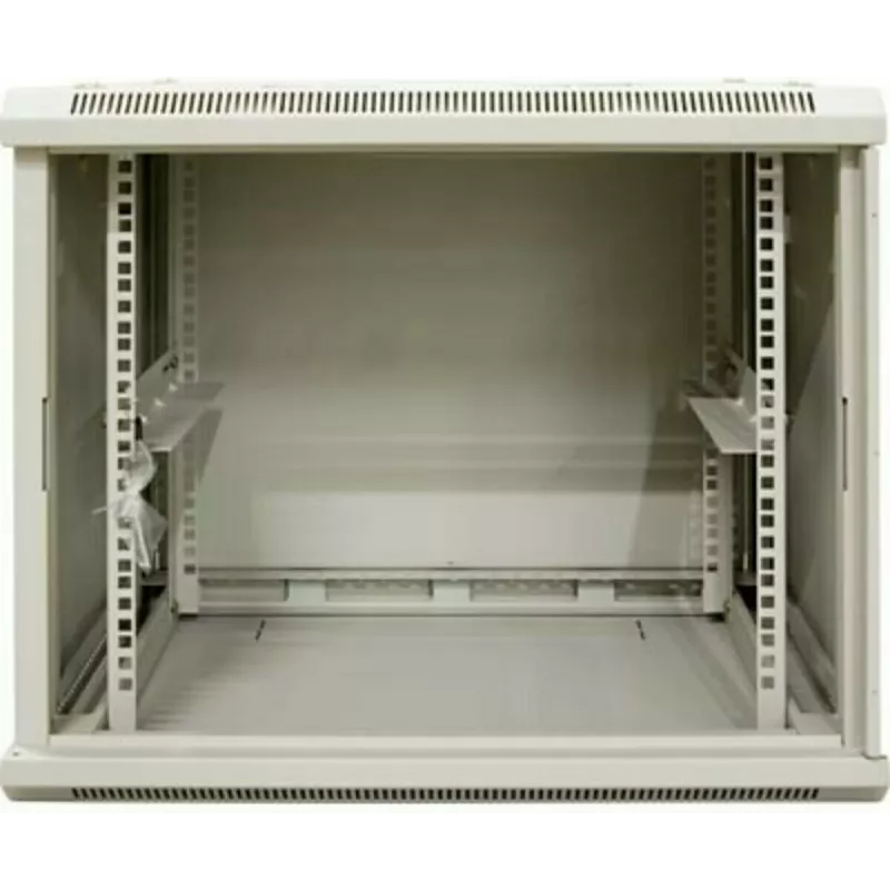 DSIT 12U reversibler Wandmontage-Server-Schrank mit Glastür, Weiß, 600x600x635 mm