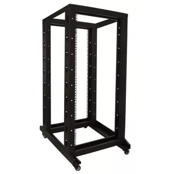 DSIT 27U 19 inch freistehender Server-Rack-Schrank auf Rollen, 600x800x1400 mm, unmontiert, Schwarz (DS-RR6827)