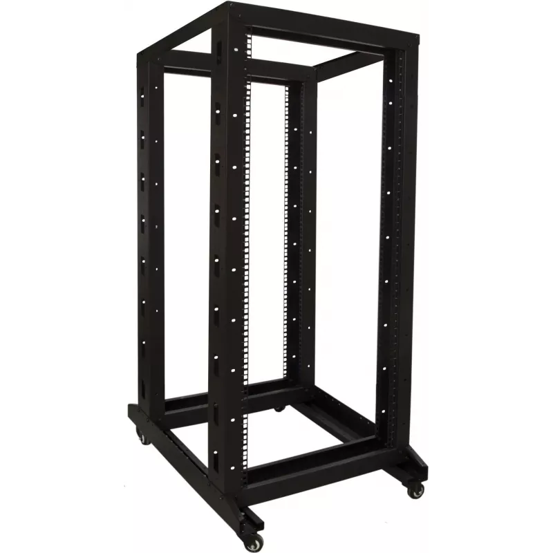 DSIT 27U 19 inch freistehender Server-Rack-Schrank auf Rollen, 600x800x1400 mm, unmontiert, Schwarz (DS-RR6827)