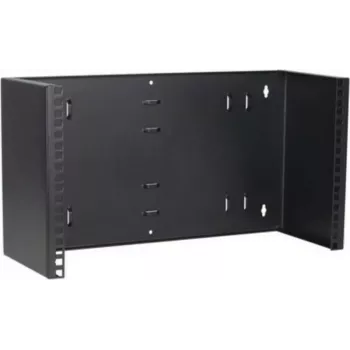 DSIT 6U 19-Zoll Wandmontage-Offener Rahmen-Rack, fest, 180 mm Tiefe, Schwarz (DS-WMB6-S)