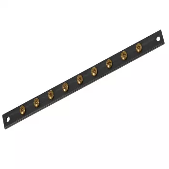 DSIT DS-Earth 19-Zoll 10-Port Rack-Erdungsschiene