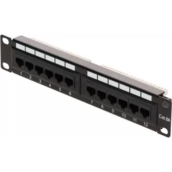 DSIT 10-Zoll 12-Port UTP CAT 6a Patchpanel DS-10Patch6a-12UTP