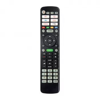 Vivanco VVREMOTEPANA Universelle Fernbedienung für Panasonic TVs – vorprogrammiert, IR, Schwarz
