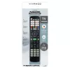 Vivanco VVREMOTEPANA Universelle Fernbedienung für Panasonic TVs – vorprogrammiert, IR, Schwarz