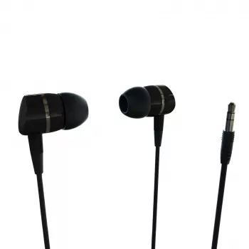 Vivanco VVEARSOLIDSOUNDK In-Ear-Kopfhörer mit Mikrofon, 3,5-mm-Klinke, ausgewogener Klang mit kräftigem Bass, Schwarz