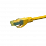DSIT Cat.7 S/FTP PiMF Netzwerk-Patchkabel, RJ45 Stecker auf RJ45 Stecker, Gelb, 50 m (DC-77-500)