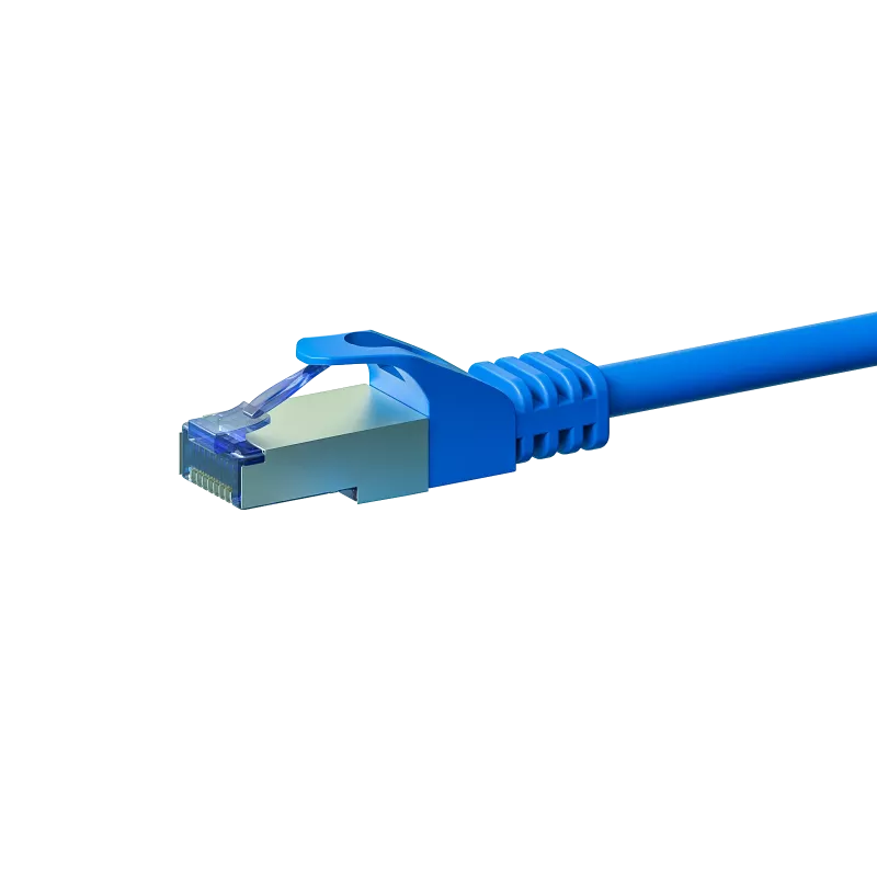 DSIT CAT 6a S/FTP LSOH Netzwerk-Patchkabel, 0,25 m, Blau