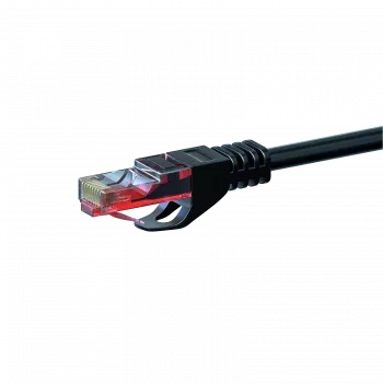 DSIT CAT6 Netzwerkkabel U/UTP 0,5 m Schwarz 100% Kupfer (DC-60-005)