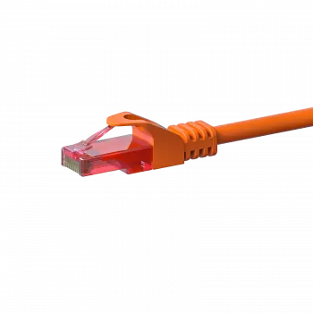 DSIT CAT6 U/UTP Netzwerk-Patchkabel, 0,50 m, Orange, 100% Kupfer, RJ45 (DC-66-005)