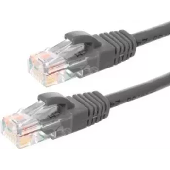 DSIT CAT6 Netzwerkkabel U/UTP 5m Grau 100% Kupfer RJ45 Ethernet Patchkabel