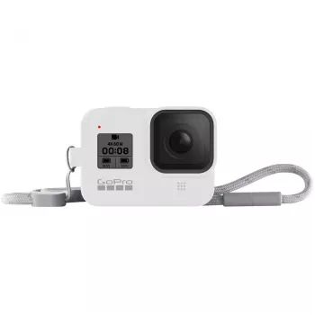 Hülle + Trageband GoPro für HERO8 Black, White Hot (AJSST-002)