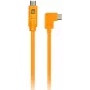 Gewinkeltes USB-C-auf-USB-C-Tethering-Kabel Tether Tools TetherPro 50 cm, Orange (CUCRTC1-ORG)