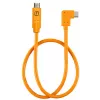 Gewinkeltes USB-C-auf-USB-C-Tethering-Kabel Tether Tools TetherPro 50 cm, Orange (CUCRTC1-ORG)