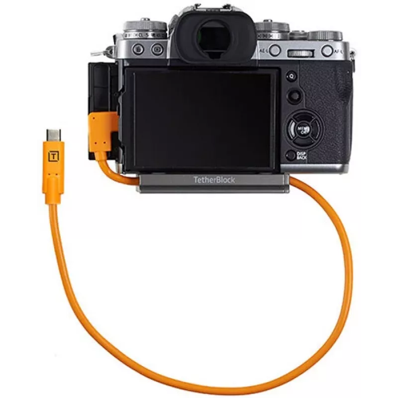 Gewinkeltes USB-C-auf-USB-C-Tethering-Kabel Tether Tools TetherPro 50 cm, Orange (CUCRTC1-ORG)