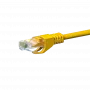 DSIT CAT5e U/UTP Netzwerk-Patchkabel, 2m, Gelb, 100% Kupfer (DC-57-020)
