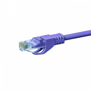 DSIT CAT5e Netzwerk-Patchkabel, U/UTP, 3 m, Violett, 100% Kupfer (DC-58-030)