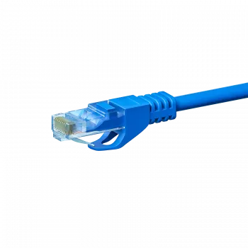 DSIT CAT5e U/UTP Netzwerk-Installationskabel, 50 m, Blau, 100% Kupfer, massiv, 24 AWG, PVC-Mantel, Rolle