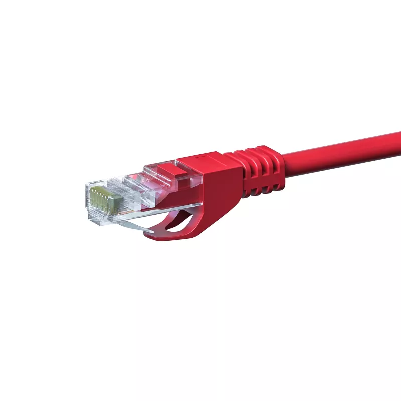 DSIT CAT5e U/UTP Ethernet-Patchkabel, 1,5 m, Rot, CCA, RJ45, Gigabit