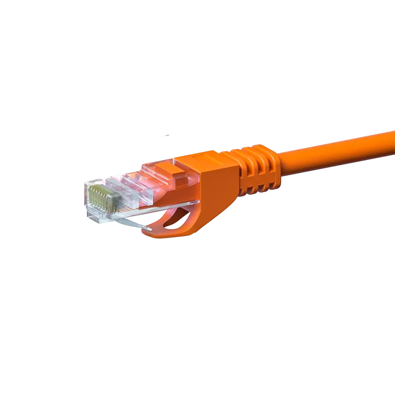 DSIT CAT 5e U/UTP Netzwerk-Patchkabel, 2m, Orange, CCA, RJ45, Gigabit Ethernet