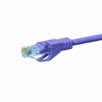 DSIT CAT 5e U/UTP Netzwerk-Patchkabel, 20m, Violett, CCA, RJ45