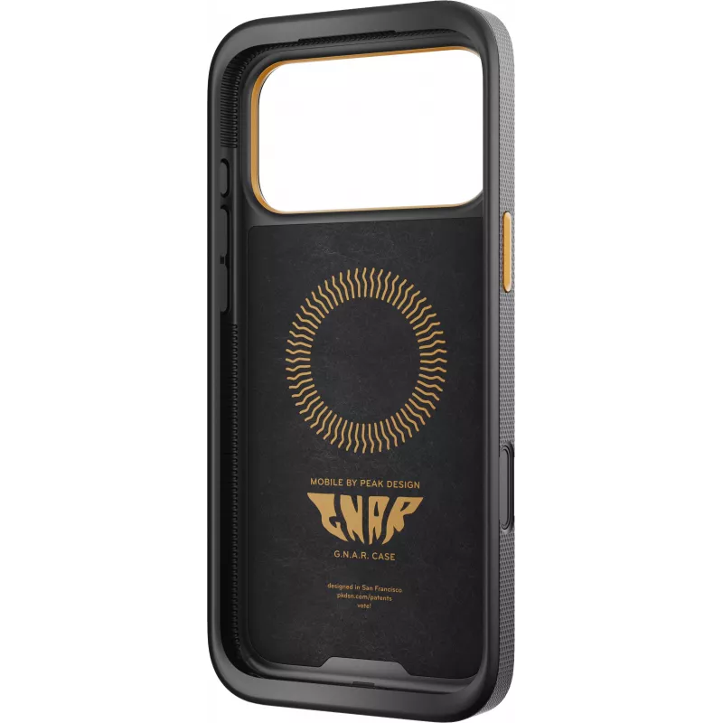 Hülle Peak Design Mobile GNAR Case für Apple iPhone 17 Pro Max, Schwarz (M-MX-CE-BK-1)