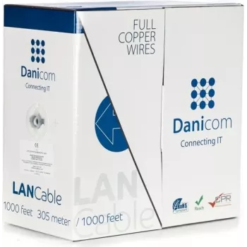 DSIT DANICOM CAT6 UTP 305m PVC (Fca) Solid Copper Netzwerkkabel
