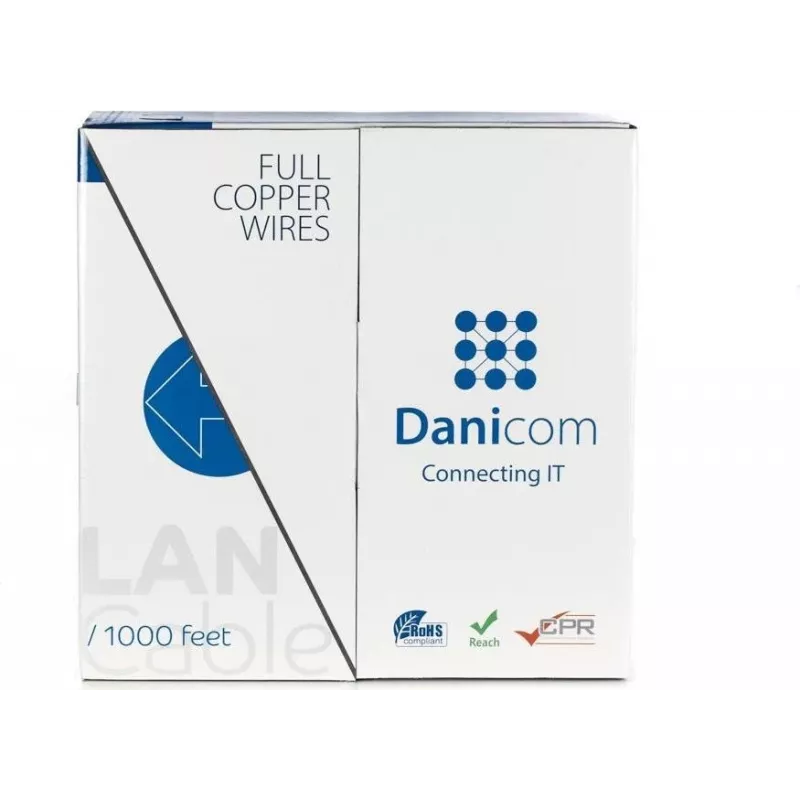 DSIT DANICOM CAT6 UTP 305m PVC (Fca) Solid Copper Netzwerkkabel