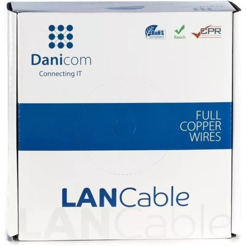 DSIT DANICOM CAT6 UTP 50m PVC (Fca) Netzwerk-Installationskabel
