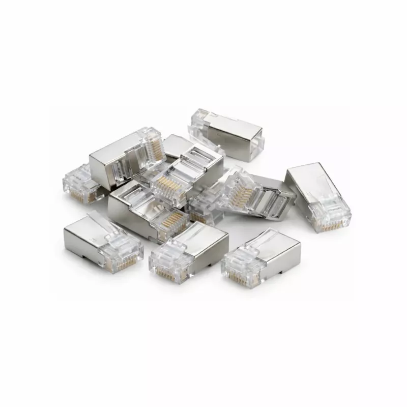 DSIT SFTP RJ45 CAT6a Netzwerkstecker für flexible Kabel - 10er-Pack