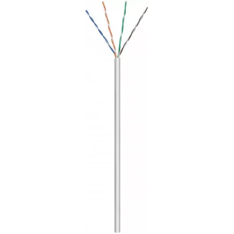 DSIT CAT6 U/UTP Netzwerkkabel 24/7 flexibel 305m grau CCA