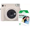 Fujifilm Instax Square SQ1 Sofortbildkamera mit Film, Kreideweiß (70100148677)