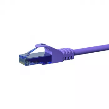 DSIT CAT6a Netzwerkkabel 100% Kupfer U/UTP 0,50 m Violett (DC-U6A8-005)