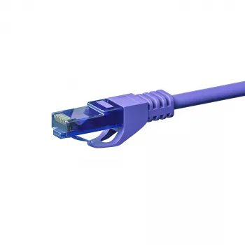 DSIT CAT6a Netzwerkkabel 100% Kupfer U/UTP 0,50 m Violett (DC-U6A8-005)