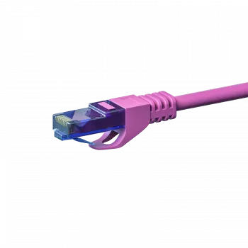 DSIT CAT6a U/UTP 100% Kupfer Patchkabel 7,5 m Pink