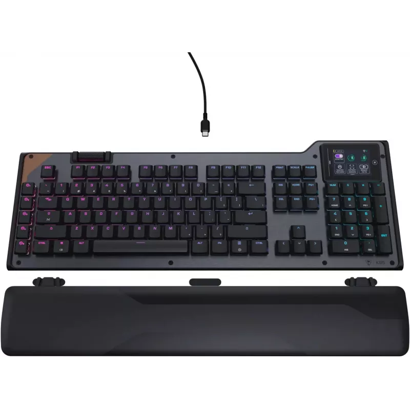 Turtle Beach Command KB5 Gaming-Tastatur, US-Layout, Schwarz (TBK-1005-01-US)