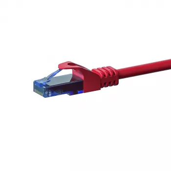 DSIT CAT6a U/UTP Netzwerk-Patchkabel, 100% Kupfer, 30m, Rot