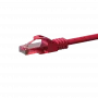 DSIT CAT6 U/UTP Netzwerk-Patchkabel, 0,15 m, Rot, 100% Kupfer, RJ45, 10 Gbit/s, 250 MHz, PVC-Mantel