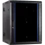 DSIT DS6622-DOUBLE 22U umkehrbarer Wandmontage-Server-Schrank mit Glastür, 600 x 600 x 1100 mm, Schwarz